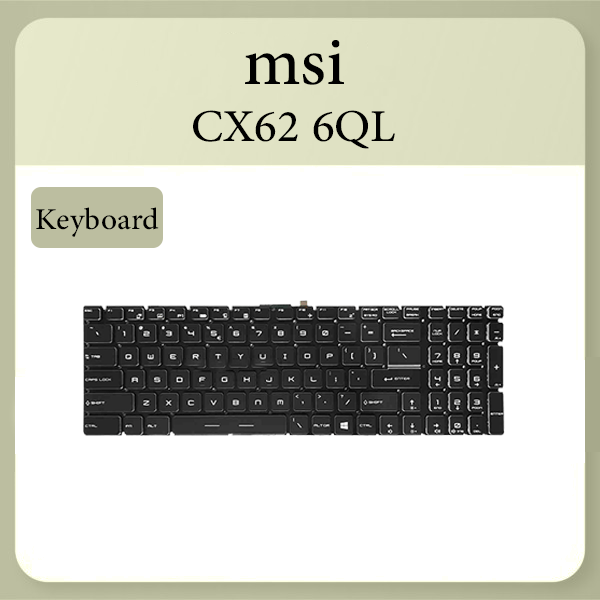 msi CX62 6QL keyboard