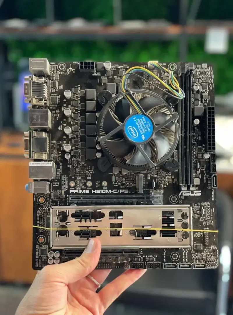 باندل نسل 10 ایسوس Asus H510M + CPU i3 + Fan استوک - Image 2