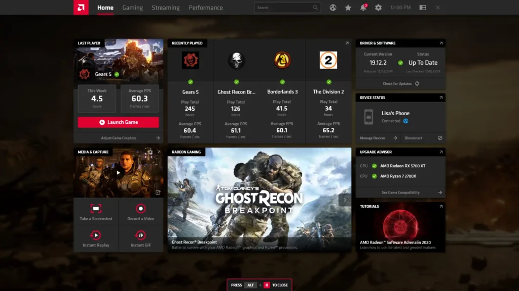 نصب درایور AMD driver Adrenalin