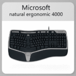 کیبورد مایکروسافت مدل natural ergonomic 4000 v1.0