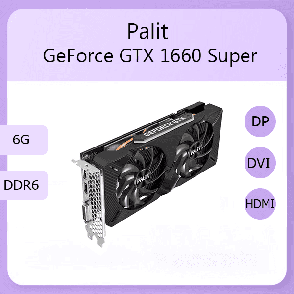 کارت گرافیک استوک Palit مدل GeForce GTX 1660 Super 6G
