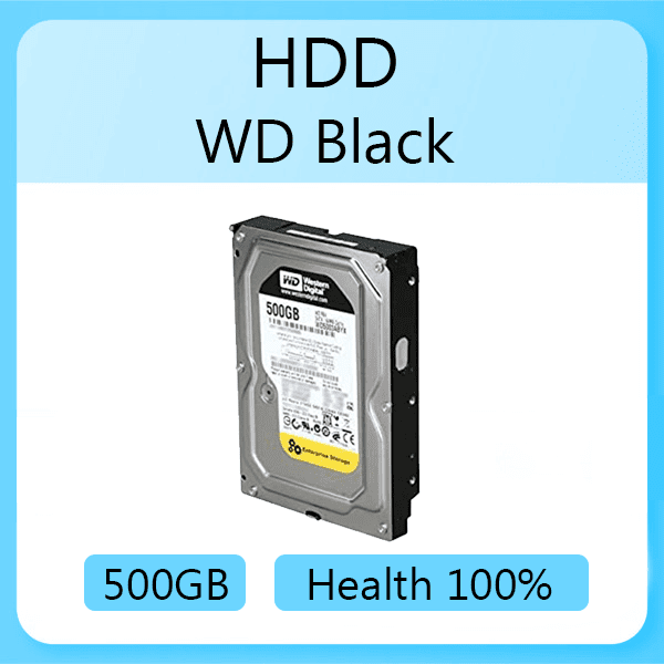 هارد 500 گیگ وسترن مشکی استوک